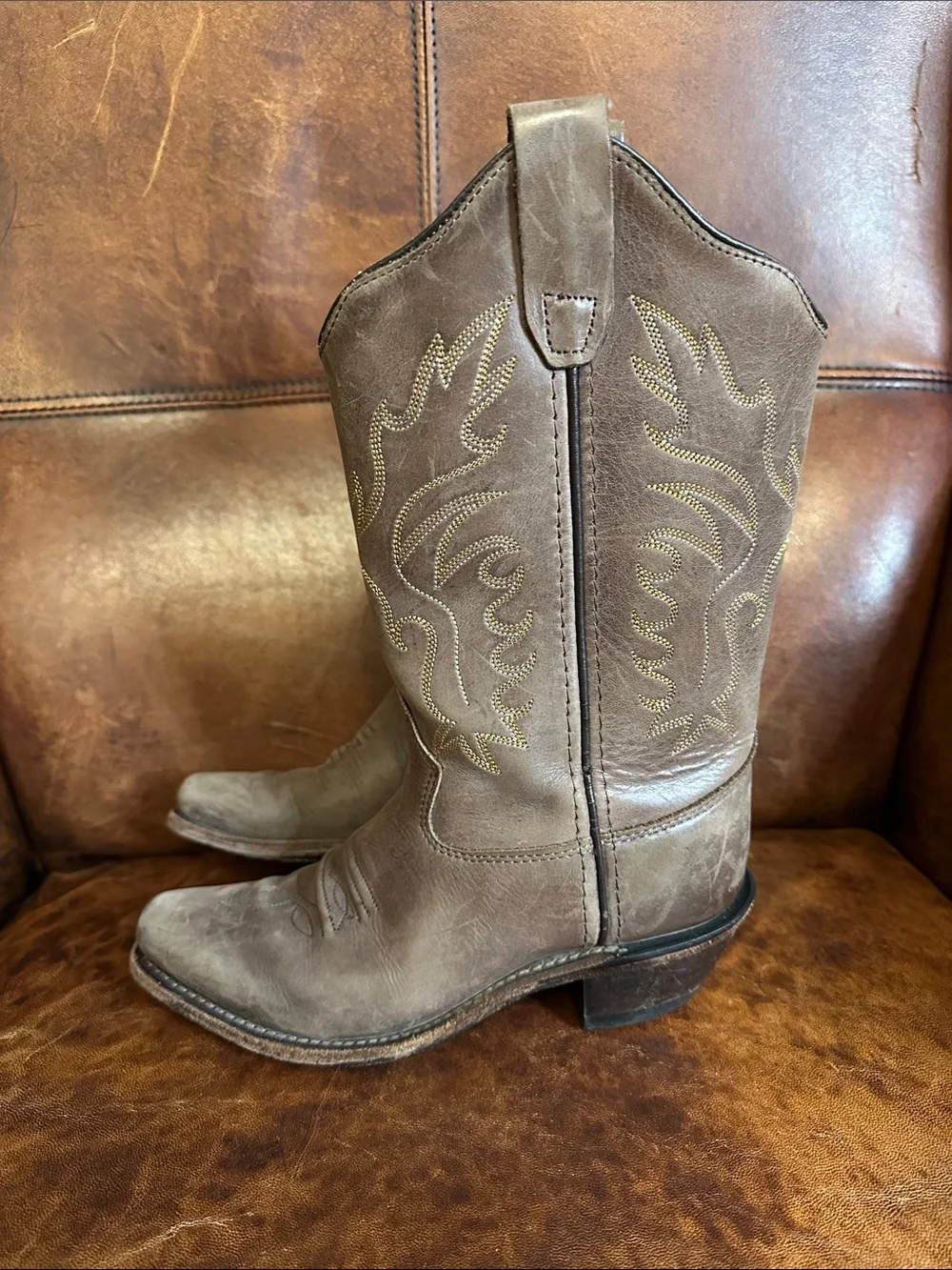 Old West Cowgirl Western Boots size 1.5